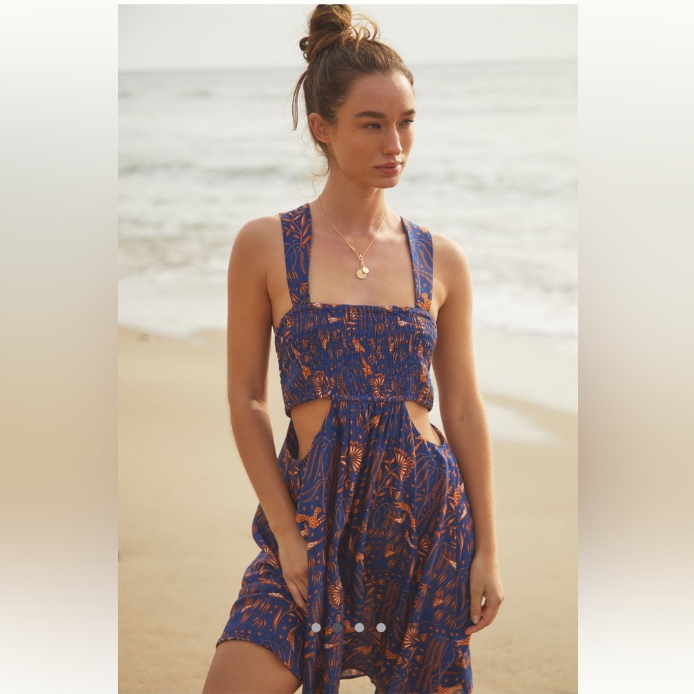 Anthropologie Piper Bandeau Cutout Mini Dress
